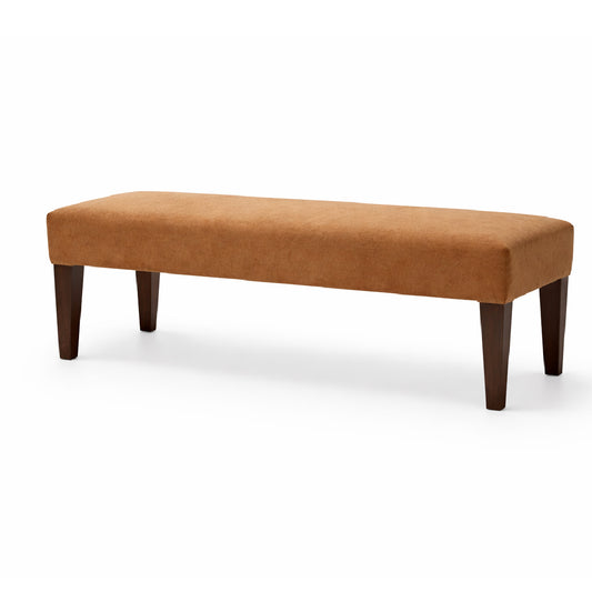 Nysa Upholstered Settee Bench – Modern Fabric Accent Seating for Living Room & Bedroom - Habitt