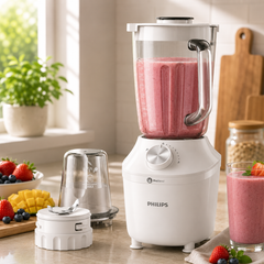 Philips 3000 Series Blender HR2291/20 – Powerful Kitchen Blender with ProBlend Technology and Multi-Purpose Grinding Jar