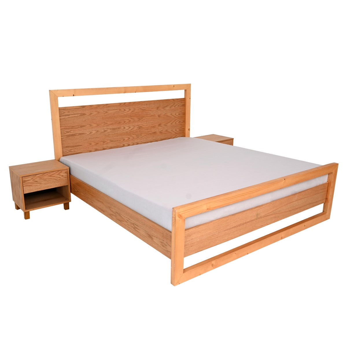 Casper King Size Bed With 2 Side Table