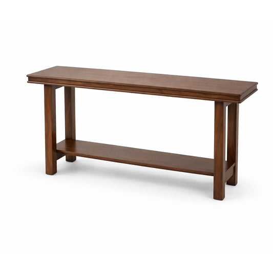 Nysa Solid Wood Console Table – Modern Storage Cabinet with Dual Drawers for Entryway & Living Room - Habitt