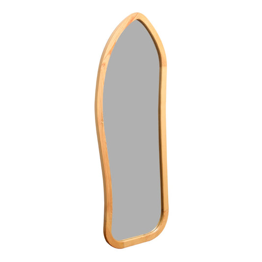Oafleaf Wall Mirror – Modern Wooden Frame Decorative Mirror
