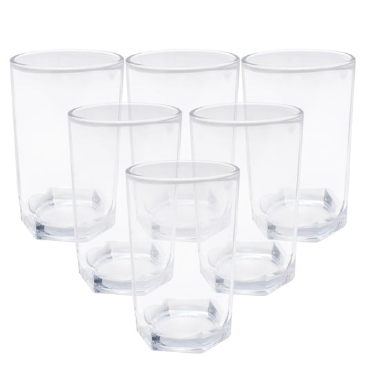 6Pcs Glass Set Bamboo 190ML GG-150