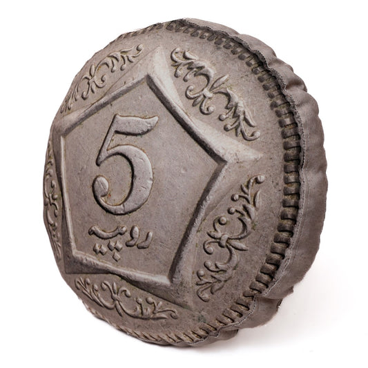 BOGO - 5 Rupee  Coin Filled Cushion 16x16 - Habitt