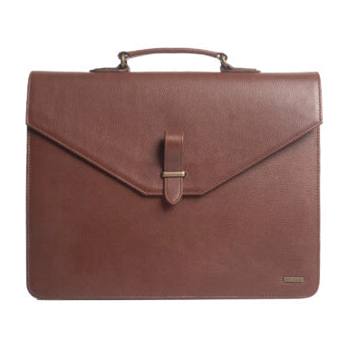 Oscar Laptop Bag Granite Brown - Habitt
