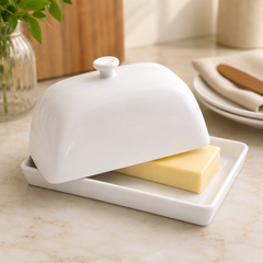 Butter Dish with Lid – Elegant Covered Butter Keeper