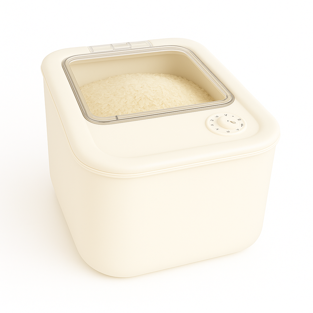 Rice Stack Box Rice Storage Box – 5/10/15 KG Capacity - Habitt