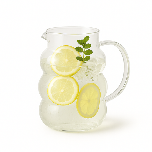 Glass Wave Sipper Mug – 420ml