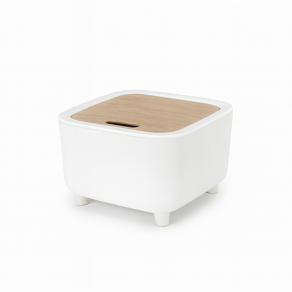 Mini Desktop Bin – Modern Tabletop Trash Can