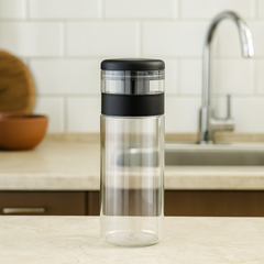 Salt & Pepper Grinder – Adjustable Seasoning Mill with Transparent Body & Modern Lid