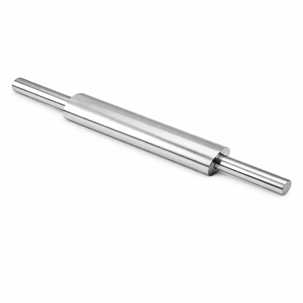 Stainless Steel Rolling Pin – Heavy Duty Dough Roller for Baking & Pastry - Habitt
