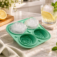 Assorted 3D Flower Ice Mold | Decorative Ice Cube Mold