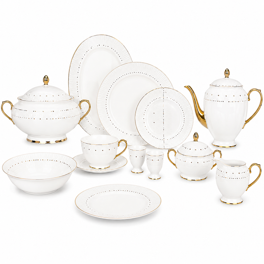 Royal 65-Piece Dinner Set | Elegant Complete Dining Collection