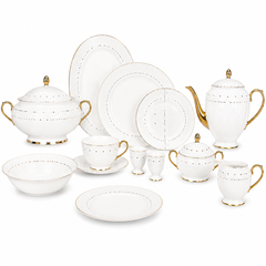 Royal 65-Piece Dinner Set | Elegant Complete Dining Collection