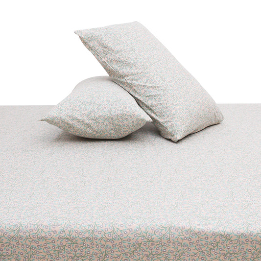 Mini Florals Double Bed Sheet 96x102" – 100% Cotton