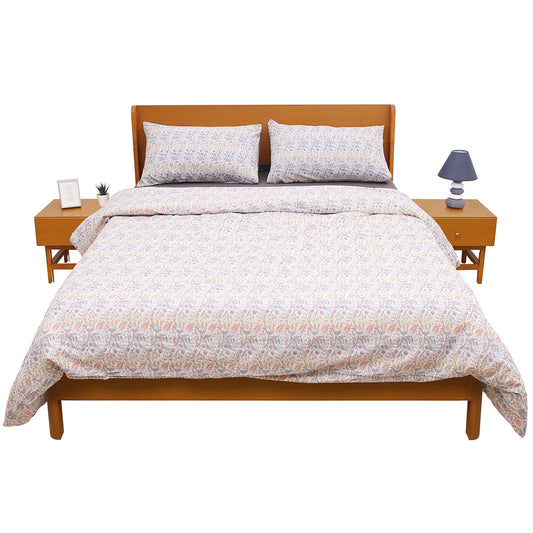 Multi Flowers Double Quilt Cover 90x96" Cotton