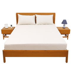 Sandstone Double Bed Sheet 96x102" Percale