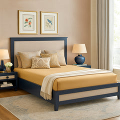 Lancaster Queen Size Bed with 2 Side Tables