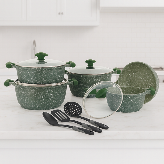 Prestige Essentials 12-Piece Set – Green