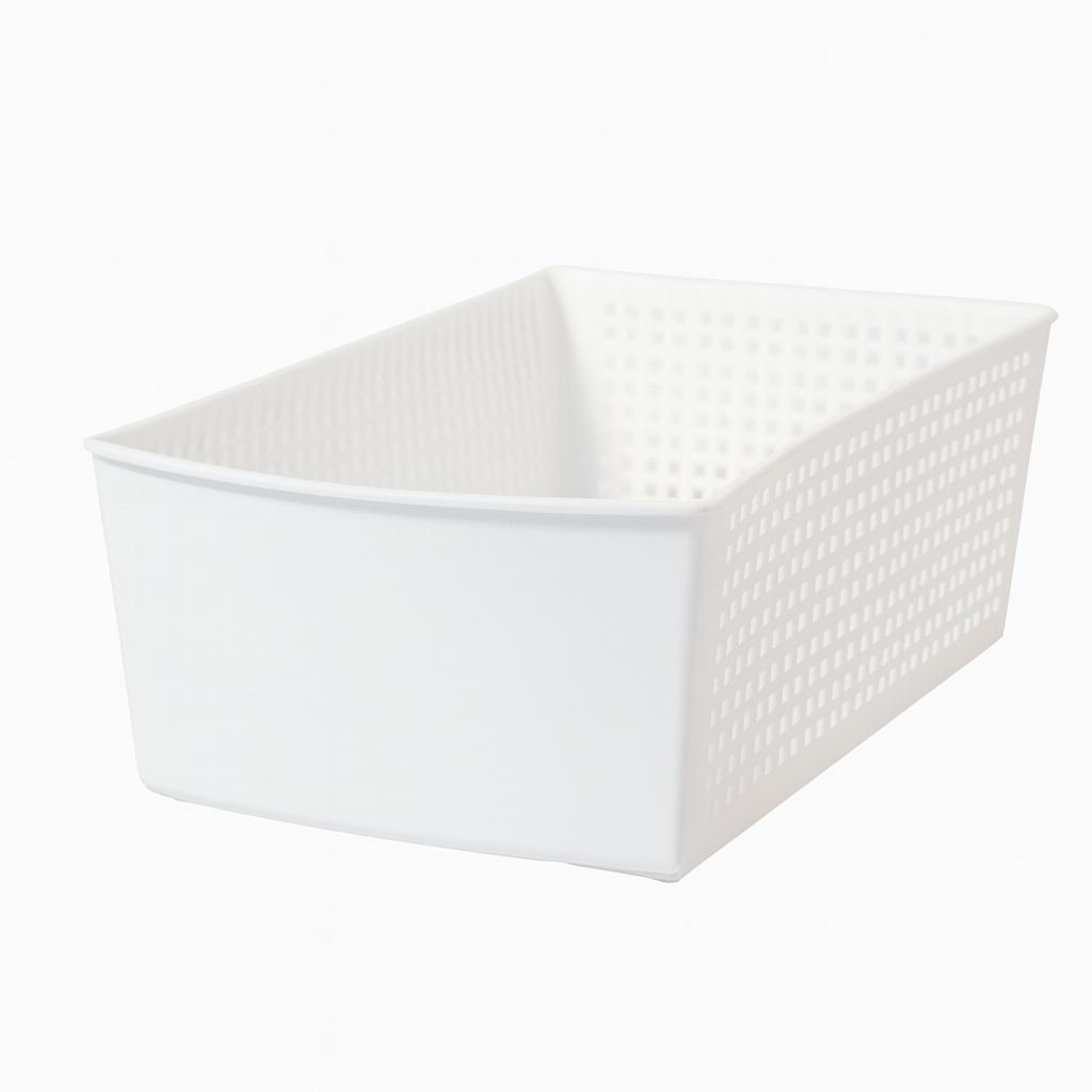 Rolling Basket – Small & Large Ventilated Storage Organizer (Assorted Colours) - Habitt