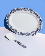 Azure Blossom Dinner Set – Timeless Floral Elegance for Refined Dining (22 / 30 / 43 PCS)