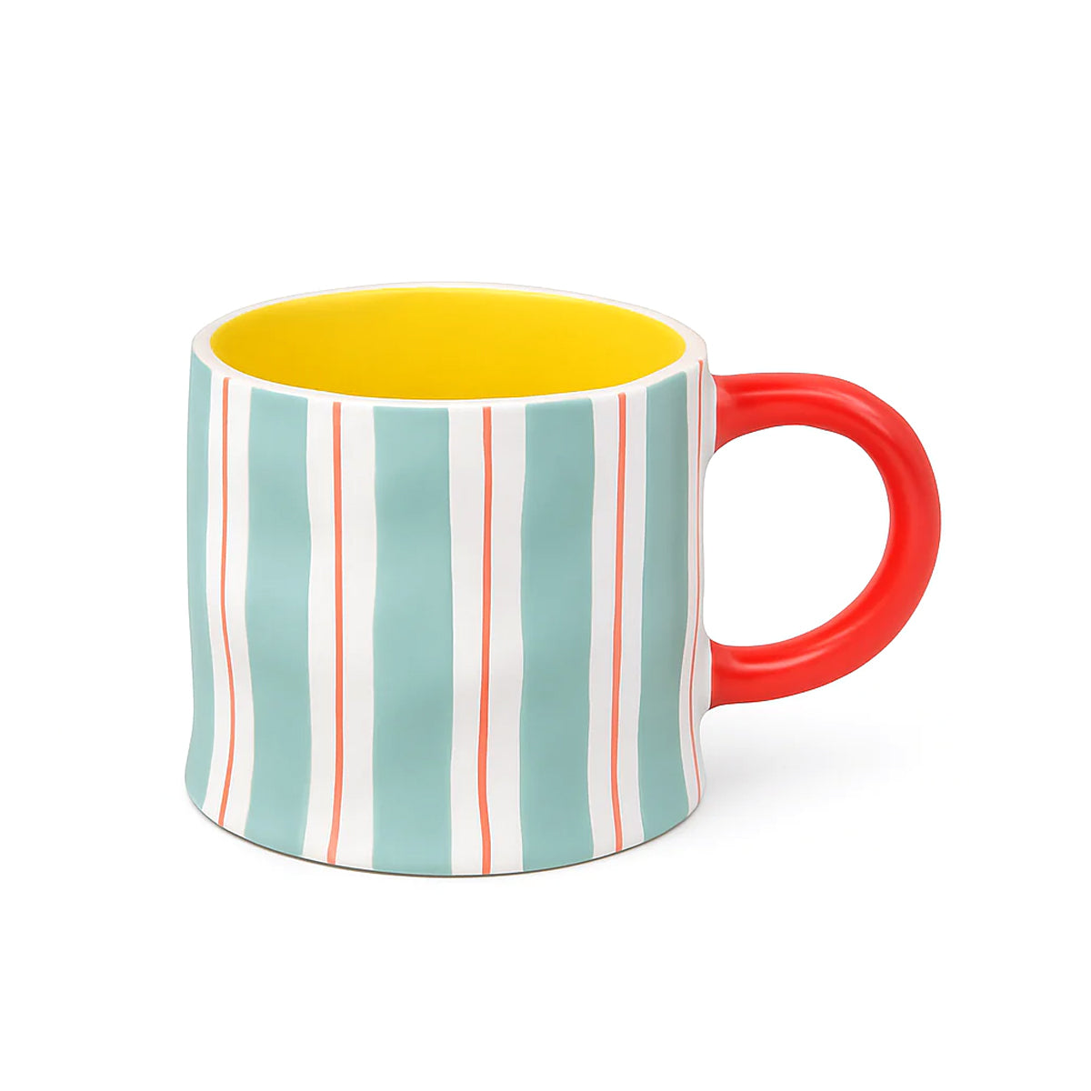 Striped Pattern Mug Collection 650ML – Ceramic Coffee & Tea Mugs