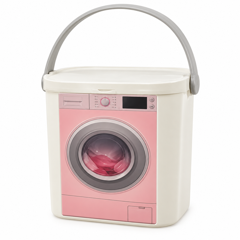 Surf Bucket Small – Blue, Pink & White