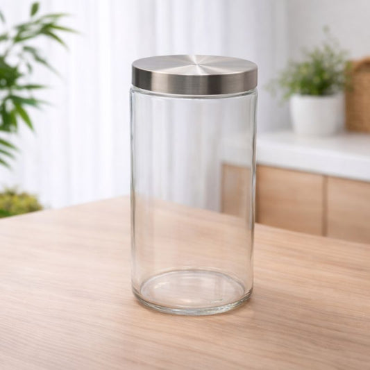 Storage Jar with Stainless Steel Lid