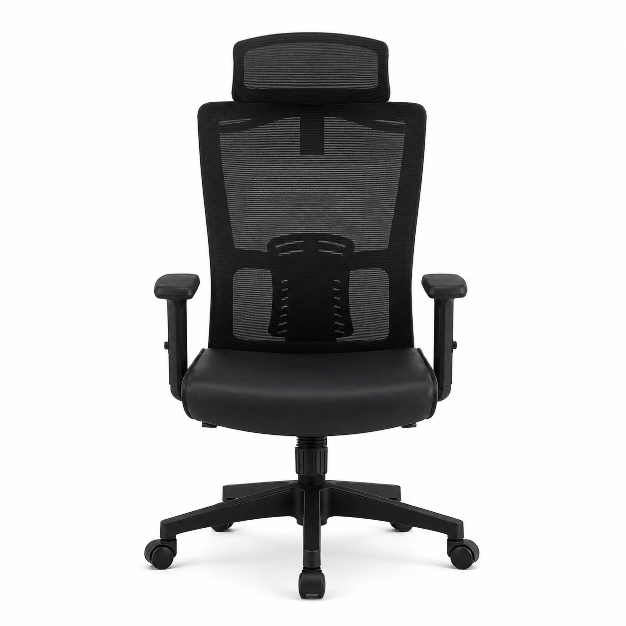 Master Aura High-Back Ergonomic Mesh Executive Chair – Breathable Office Chair with Headrest & Lumbar Support - Habitt