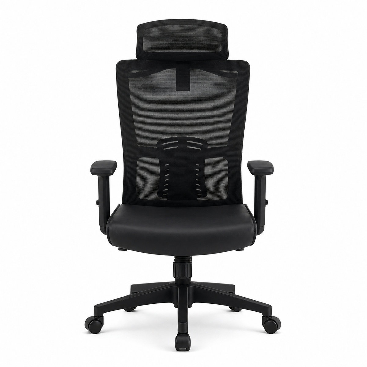 Master Aura High-Back Ergonomic Mesh Executive Chair – Breathable Office Chair with Headrest & Lumbar Support - Habitt