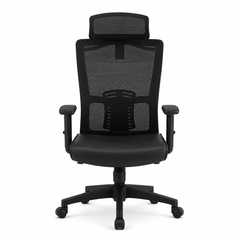 Master Aura High-Back Ergonomic Mesh Executive Chair – Breathable Office Chair with Headrest & Lumbar Support - Habitt