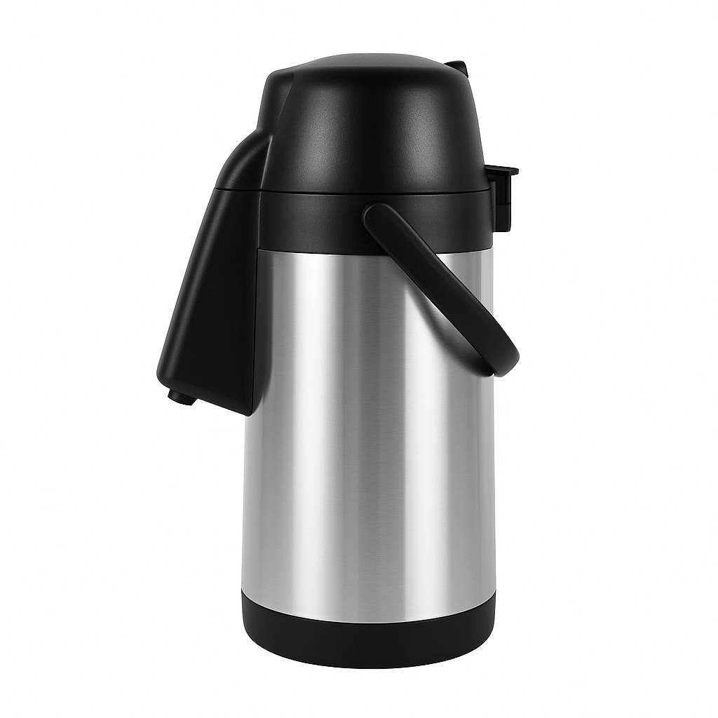 Stainless Steel Vacuum Jug – 3.5L Airpot Dispenser | Hot & Cold Beverage Server