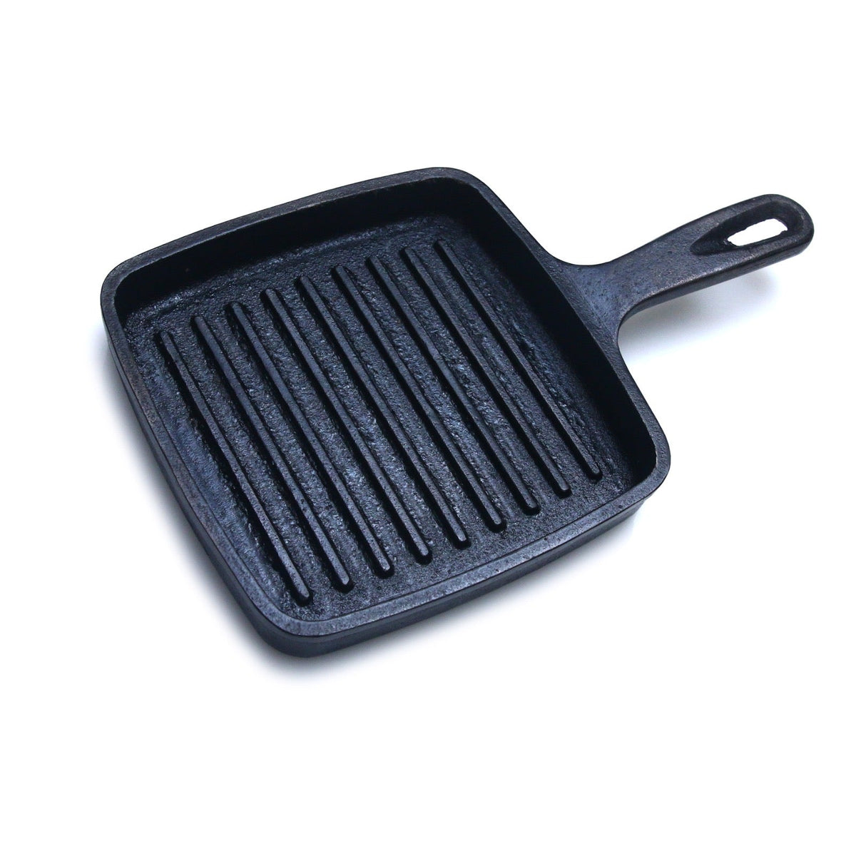 Cast Iron Grill Pan 5.5” (14CM), Seasoned, Krucible Kitchen