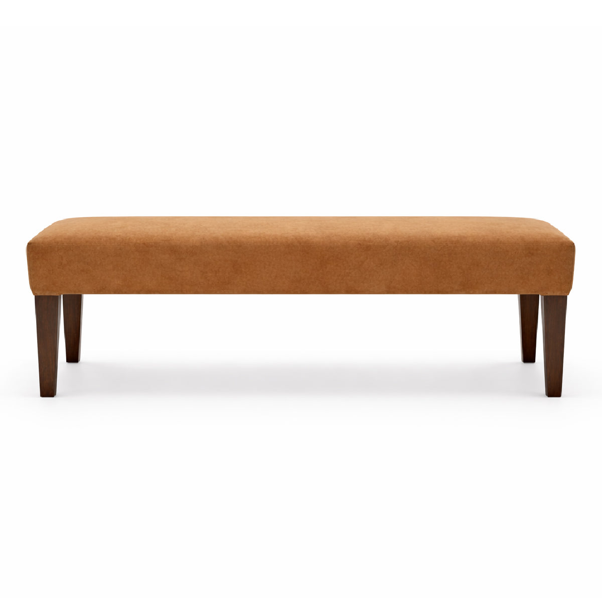 Nysa Upholstered Settee Bench – Modern Fabric Accent Seating for Living Room & Bedroom - Habitt