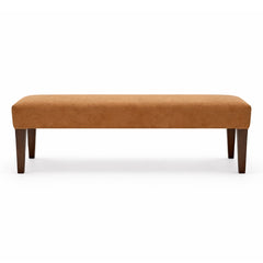 Nysa Upholstered Settee Bench – Modern Fabric Accent Seating for Living Room & Bedroom - Habitt