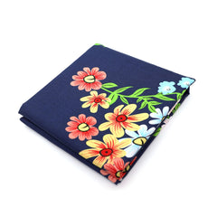 Blue Florals Double Bed Sheet 90x96"