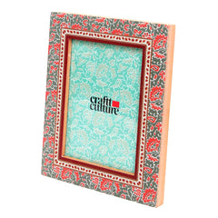 Photo Frame Printed Pattern – Dark Green 5x7 (T)