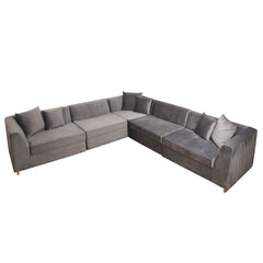 Lark 7-Seater Sofa – Modern L-Shaped Sectional Sofa for Living Room