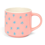 Mug Aesthetic – Blue, Yellow & Pink (400 ml) - Habitt