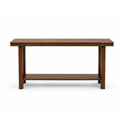 Nysa Solid Wood Console Table – Modern Storage Cabinet with Dual Drawers for Entryway & Living Room - Habitt