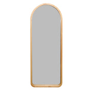 RIA Wall Mirror – Modern Full-Length Arch Mirror with Wooden Frame - Habitt