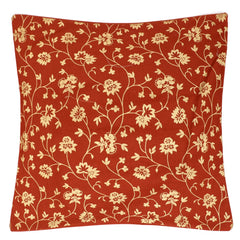 Tabacco Woven Gold Jaal Cushion Cover 18x18"