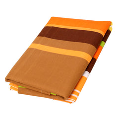 Brown Stripe Double Bed Sheet 90x96"