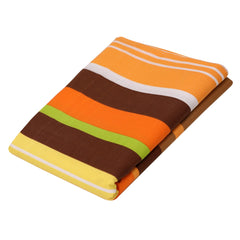 Brown Stripe Double Bed Sheet 90x96"