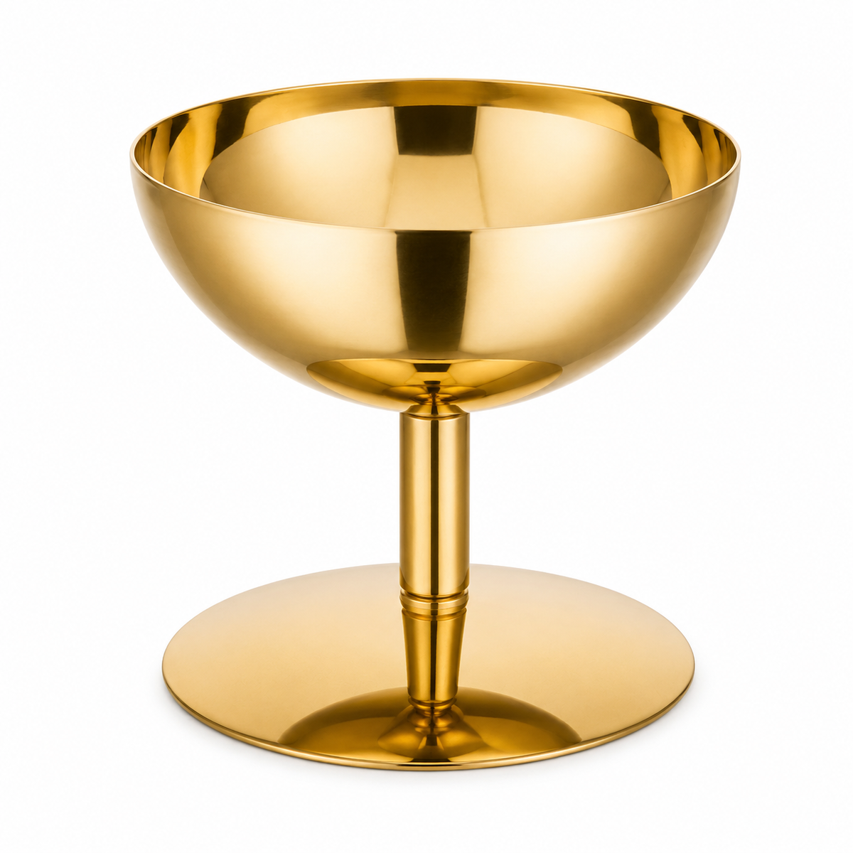 Golden Footed Ice Cream Cup