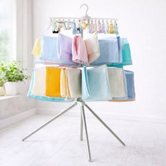 Laundry Dryer Rack – Foldable Multi-Tier Clothes Drying Stand