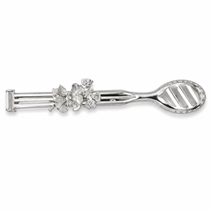 Golden & Silver Racket Clip