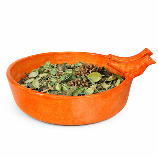 Bird Feeder Bowl – Medium Ceramic | Handcrafted Outdoor Feeding Bowl
