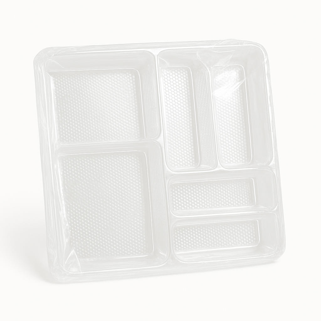 Acrylic Cutlery Tray – Multi-Section Drawer Organizer