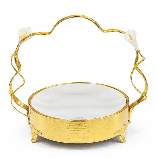 Luxury Decorative Dish with Gold Finish – Small, Medium & Large Sizes