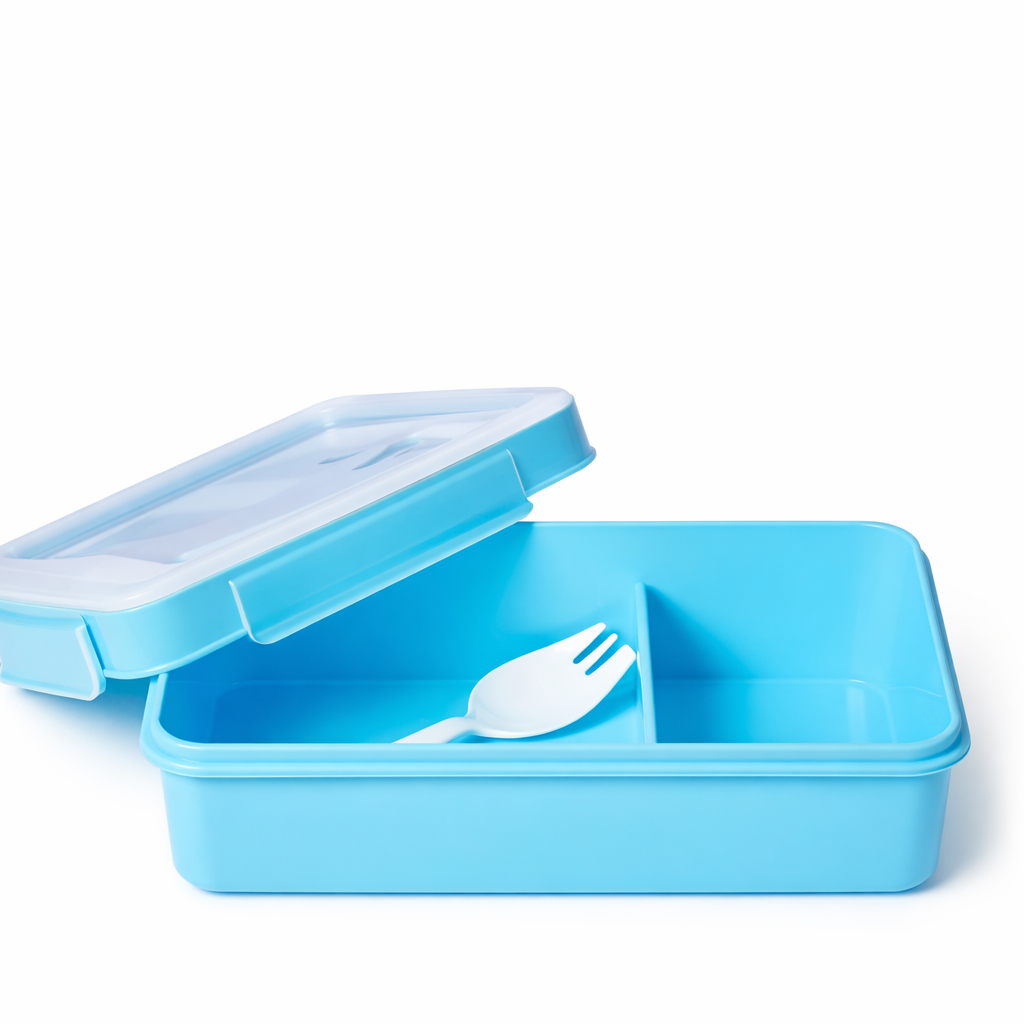 Snack Lunch Box with Separator – Portable Kids Snack Container, Multi-Compartment Food Storage Box - Habitt